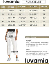 luvamia Straight Leg Jeans for Women Trendy Cropped High Waisted Cuffed Hem Stretchy Boyfriend Capri Jeans with Pockets