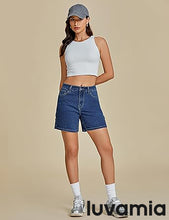LUVAMIA Active Comfy Elastic Relaxed Fit Lounge Unlined Women Walkshorts