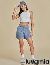 LUVAMIA Active Comfy Elastic Relaxed Fit Lounge Unlined Women Walkshorts