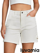 LUVAMIA Active Comfy Elastic Relaxed Fit Lounge Unlined Women Walkshorts