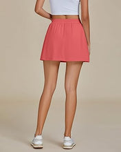 luvamia Skorts for Woman High Waisted Cargo Pocket Elastic Waist Fast Dry Casual Hiking Tennis Sports Skirts with Shorts