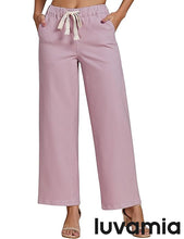 Women's High Rise Wide Leg Free Moving Stretch Ripped Jeans Pants Office-Friendly