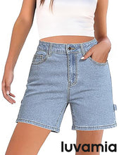 LUVAMIA Active Comfy Elastic Relaxed Fit Lounge Unlined Women Walkshorts