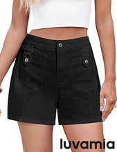 LUVAMIA Women's Lounge Lightweight Shorts High Rise Popular Summer Pocket Trendy Shorts