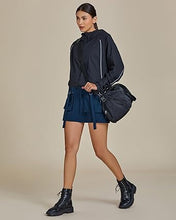 luvamia Skorts for Woman High Waisted Cargo Pocket Elastic Waist Fast Dry Casual Hiking Tennis Sports Skirts with Shorts