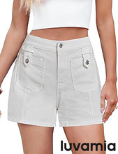 LUVAMIA Women's Lounge Lightweight Shorts High Rise Popular Summer Pocket Trendy Shorts