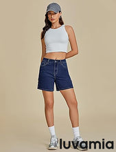 LUVAMIA Active Comfy Elastic Relaxed Fit Lounge Unlined Women Walkshorts