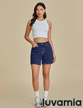 LUVAMIA Active Comfy Elastic Relaxed Fit Lounge Unlined Women Walkshorts