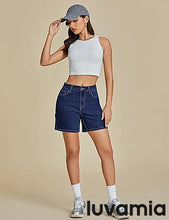 LUVAMIA Active Comfy Elastic Relaxed Fit Lounge Unlined Women Walkshorts