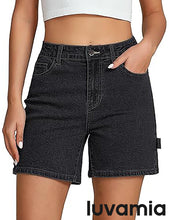 LUVAMIA Active Comfy Elastic Relaxed Fit Lounge Unlined Women Walkshorts