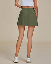 luvamia Skorts for Woman High Waisted Cargo Pocket Elastic Waist Fast Dry Casual Hiking Tennis Sports Skirts with Shorts