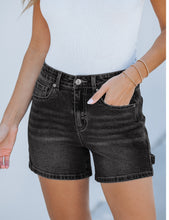 luvamia Jean Shorts for Women Trendy High Waisted Denim Shorts Carpenter Stretchy Summer Casual Mom Cut Off Jeans Shorts
