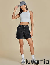 LUVAMIA Active Comfy Elastic Relaxed Fit Lounge Unlined Women Walkshorts
