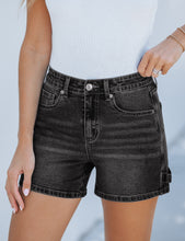 luvamia Jean Shorts for Women Trendy High Waisted Denim Shorts Carpenter Stretchy Summer Casual Mom Cut Off Jeans Shorts