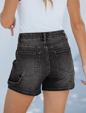 luvamia Jean Shorts for Women Trendy High Waisted Denim Shorts Carpenter Stretchy Summer Casual Mom Cut Off Jeans Shorts