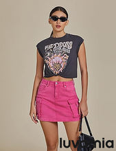 Luvamia Jean Skirts for Women Denim Mini High Waist  Pocket Casual Skirt