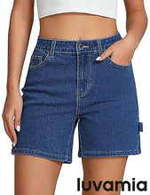 LUVAMIA Active Comfy Elastic Relaxed Fit Lounge Unlined Women Walkshorts
