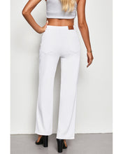 LUVAMIA Women's Straight Regular Stretch Denim High Rise Jeans