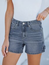 luvamia Jean Shorts for Women Trendy High Waisted Denim Shorts Carpenter Stretchy Summer Casual Mom Cut Off Jeans Shorts