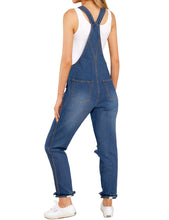 luvamia Women's Casual Stretch Adjustable Denim Bib Overalls Jeans Pants Jumpsuits
