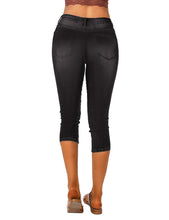 luvamia Womens Capri Jeans for Women High Waisted Skinny Ripped Jean Denim Pants