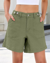 luvamia FleXclusive Jean Shorts for Women High Waisted Wide Leg Cinch Waist Stretchy Denim Mid Thigh Shorts Casual Summer Jorts