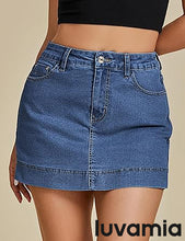 Women's Classic Shorts Skirt Jean Garment Denim Skort