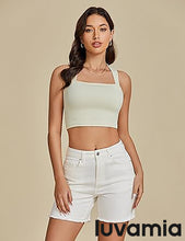 Luvamia Women's Casual Denim Walkshorts Summer Straight