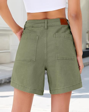 luvamia FleXclusive Jean Shorts for Women High Waisted Wide Leg Cinch Waist Stretchy Denim Mid Thigh Shorts Casual Summer Jorts