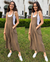 luvamia Jumpsuits for Women Casual Loose Wide Leg Boho Overall Jumpsuit Baggy Summer Outfits with Pockets Bib Overalls
