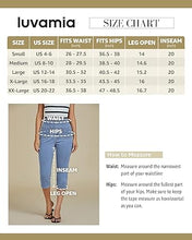 LUVAMIA Women's Casual Jegging Capri Denim Slim Straight High Waist Jeans