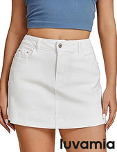 Women's Classic Shorts Skirt Jean Garment Denim Skort