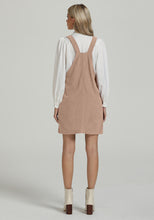 luvamia Corduroy Overall Dress for Women Adjustable Straps Casual Fashion Overalls Pinafore Short Dresses with Pockets