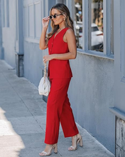 luvamia Two Piece Sets for Women Vest Pantsuits Set Dressy Business Casual Outfits