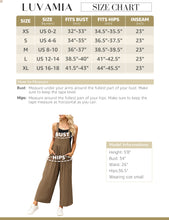 luvamia Jumpsuits for Women Casual Loose Wide Leg Boho Overall Jumpsuit Baggy Summer Outfits with Pockets Bib Overalls