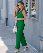luvamia Two Piece Sets for Women Vest Pantsuits Set Dressy Business Casual Outfits