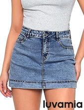 Women's Classic Shorts Skirt Jean Garment Denim Skort