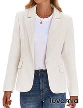 luvamia Tweed Blazers for Women Business Casual Dressy Blazer Jacket Work Suits Office Professional Outfits Long Sleeve