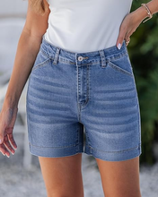 luvamia FleXclusive Jean Shorts for Women High Waisted Trendy Stretchy Denim Shorts 5 Inch Inseam Summer Casual Jorts with Pockets
