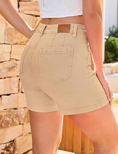 luvamia FleXclusive Jean Shorts for Women High Waisted Trendy Stretchy Denim Shorts 5 Inch Inseam Summer Casual Jorts with Pockets