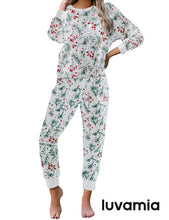 luvamia Women Tie Dye Pajama Sets Long Sleeve Tops and Pants PJ Sets Joggers Loungewear Sleepwear