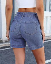 luvamia FleXclusive Jean Shorts for Women High Waisted Trendy Stretchy Denim Shorts 5 Inch Inseam Summer Casual Jorts with Pockets
