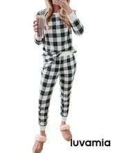 luvamia Women Tie Dye Pajama Sets Long Sleeve Tops and Pants PJ Sets Joggers Loungewear Sleepwear