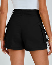 luvamia Cargo Shorts for Women Trendy High Wasited Casual Summer Stretchy Utility Cut Off Shorts with Pockets