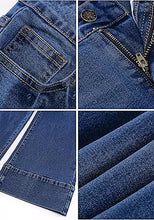 Women's High Waist Regular Fit Slight Stretch Flare Jeans Bell Bottoms