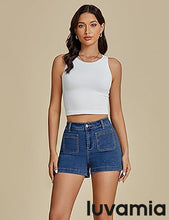 Women's Fit Pull-On Jean Classic Petite Crop Denim Stretch Jeans