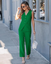 luvamia Two Piece Sets for Women Vest Pantsuits Set Dressy Business Casual Outfits