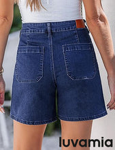 luvamia FleXclusive Jean Shorts Womens High Waisted Trendy Stretchy Denim Shorts Casual Summer Jorts with Pockets Concert Outfits