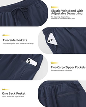 luvamia Hiking Shorts for Women Cargo 7" High Waisted Lightweight Quick Dry Golf Summer Casual Shorts with Pockets