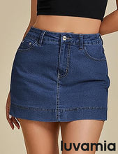 Women's Classic Shorts Skirt Jean Garment Denim Skort